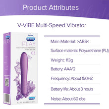 Load image into Gallery viewer, Durex G Spot Dildo Vibrators for Women Vagina Vibrador Silicone Clitoris Stimulate for Sex Mini Anus Sex Massage Toys for Adults