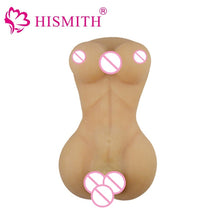 Load image into Gallery viewer, HISMITH Silicone Sex Dolls Lesbian Gay Adult sexy dolls with big breast and dildo Anal love dolls Ladyboy Sex Toys sex products