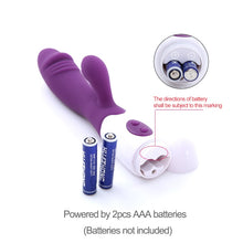 Load image into Gallery viewer, G Spot Dildo Rabbit Vibrator for Women Dual Vibration Silicone Waterproof Female Vagina Clitoris Massager Sex Toys For Women