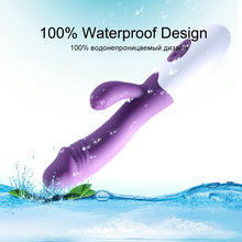Load image into Gallery viewer, G Spot Dildo Rabbit Vibrator for Women Dual Vibration Silicone Waterproof Female Vagina Clitoris Massager Sex Toys For Women