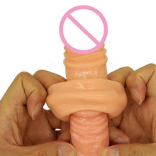 Load image into Gallery viewer, Silicone Reusable Condoms Extend Soft Dick Ring Male Penis Extension Sleeves Sex Toys for Man