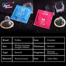 Load image into Gallery viewer, Sweet Dream Life Condoms 100 Pcs/Lot Natural Latex Smooth Lubricated Contraception Condoms for Men Sex Toys Sex Products LF-011