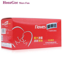 Load image into Gallery viewer, HoozGee I Loves Condoms Fruit Flavor Extra Safe Super-lubrication Latex Condom for Men Sex Toy Products 10pcs/lot