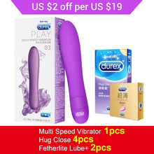Load image into Gallery viewer, Durex G Spot Dildo Vibrators for Women Vagina Vibrador Silicone Clitoris Stimulate for Sex Mini Anus Sex Massage Toys for Adults