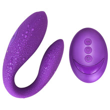 Load image into Gallery viewer, Wireless Vibrator Adult Toys For Couples USB Rechargeable Dildo G Spot U Silicone Stimulator Double Vibrators Sex Toy For Woman (Wireless)