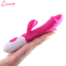 Load image into Gallery viewer, G spot Dildo Rabbit Vibrator, Dildo vibrator Dual Vibration Waterproof Female Vagina Clitoris Sex toy for Women Adult Sex Toys