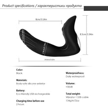 Load image into Gallery viewer, Vibrating Prostate Massager Men Anal Plug Waterproof with Powerful Motors 10 Stimulation Patterns Butt Anus Silicone Sex Toys