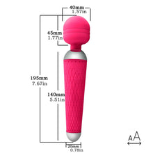 Load image into Gallery viewer, Khalesex Powerful oral clit Vibrators for Women USB Charge AV Magic Wand Vibrator Massager Adult Sex Toys for Woman Masturbator