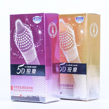 Load image into Gallery viewer, 5D Dotted Thread Ribbed G Point Latex Condoms Contraceptives Big Particle Spike Condom for Men Sex Products