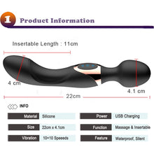 Load image into Gallery viewer, 10 Speeds Powerful Big Vibrators for Women Magic Wand Body Massager Sex Toy For Woman Clitoris Stimulate Female Sex Products