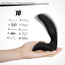 Load image into Gallery viewer, Vibrating Prostate Massager Men Anal Plug Waterproof with Powerful Motors 10 Stimulation Patterns Butt Anus Silicone Sex Toys