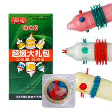 Load image into Gallery viewer, 6PCS/lot Adult Sex Products Extra Sensitive Penis Sleeve Female G-spot Vaginal Stimulation Condoms Ribbed Dotted Spike Condom