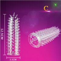 Load image into Gallery viewer, Nozzle on Penis Dick Extensions condom Penis Sleeve Male Enlargement for Men Delay Spray Massager Cock Ring Cover Adult Sex Toys