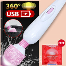 Load image into Gallery viewer, Adjustable Powerful Quiet Vibration Massager AV Vibrator for Women USB Charging Sex Toys Vagina Clitoris Stimulator Adult Toy