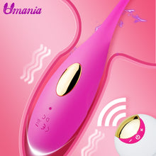 Load image into Gallery viewer, Umania Wireless Remote Control Vibrating Silicone Bullet Egg Vibrators USB Rechargeable Massage Ball Adult Sex Toys