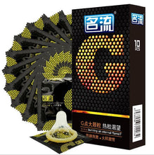 Load image into Gallery viewer, MingLiu 10 Pieces Top Quality G spot Condom Delay Ejaculation Male Big Particle G-point Penis Sleeve Sex Toys Safe contraception