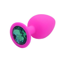 Load image into Gallery viewer, Silicone Anal Plug Butt Plug Unisex Plated Jewelry Sex Stopper Prostate Adult Toys For Men Women Anal Trainer For Couples